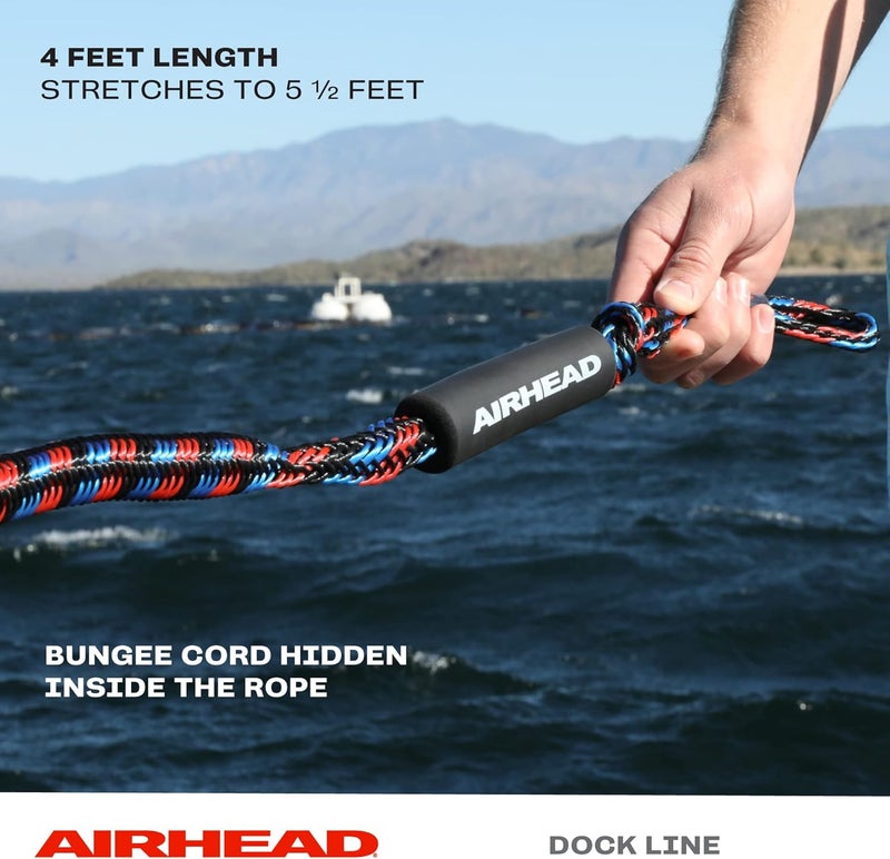 AIRHEAD AHDL  Bungee Dockline For Watercraft 4 Feet - Image 2