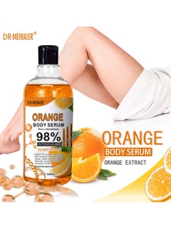 DR.MEINAIER Orange Body Serum Plus L-Glutathlone,98% Intensive Aha Orange Extract,Brightening Skin Tone 500ml  - Image 2