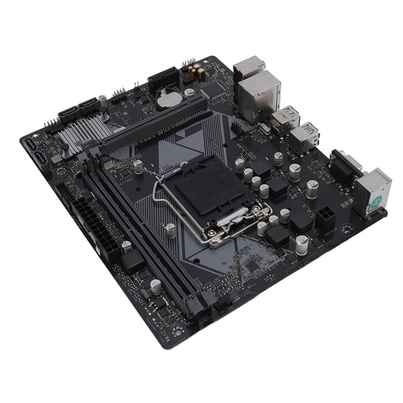 H310M F R2.0 لوحة أم LGA 1151 بفتحتين DDR4 بتصميم M ATX - توافق متعدد الاستخدامات مع المعالجات ومخرجات DVI وVGA للكمبيوتر المكتبي، مناسبة للألعاب المنزلية والتصميم - Image 1