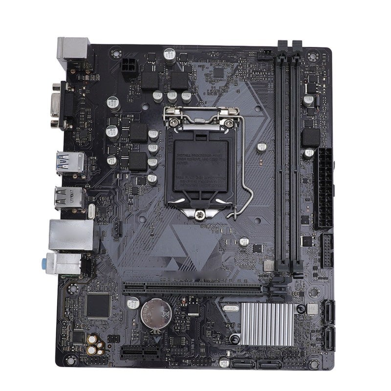 H310M F R2.0 لوحة أم LGA 1151 بفتحتين DDR4 بتصميم M ATX - توافق متعدد الاستخدامات مع المعالجات ومخرجات DVI وVGA للكمبيوتر المكتبي، مناسبة للألعاب المنزلية والتصميم - Image 3
