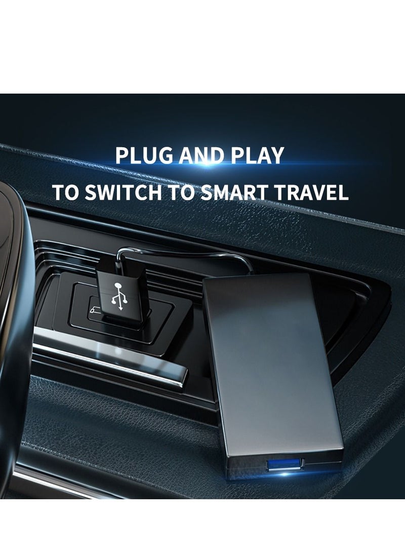 ماركة غير محددة - USB لاسلكي كاربلاي سلكي يعمل بنظام أندرويد أوتو AI بوكس ميرورلينك للسيارة مشغل وسائط متعددة مزود بخاصية الاتصال التلقائي بالبلوتوث - Image 1