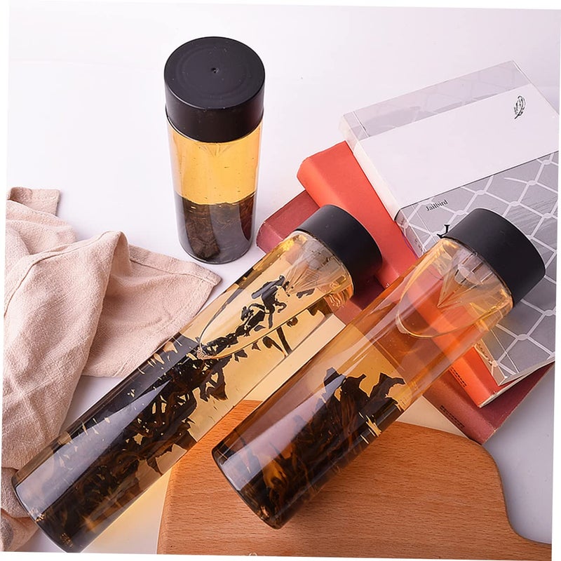 Reusable 500ml Plastic Beverage Bottles Empty Juice Jars Water Storage Containers 21X6cm - Image 3