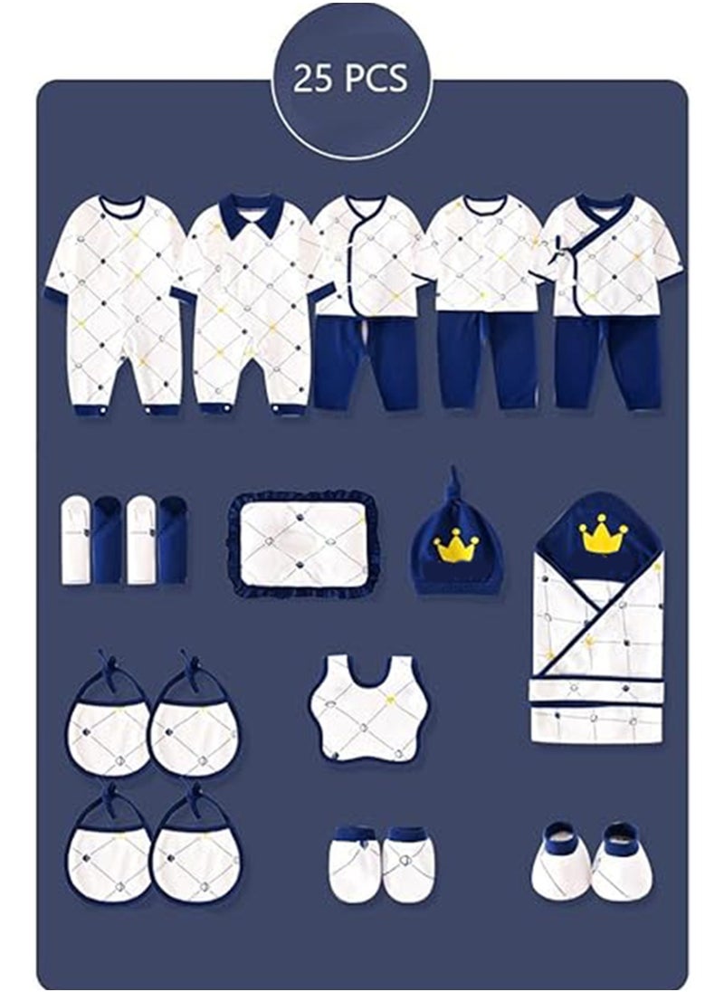 Beauenty - Winter Warm Newborn Baby Boy Girl Clothes Set Newborn Gifts Set Premium Cotton Baby Clothes Accessories Set Fits Newborn to 3 Months - Image 1