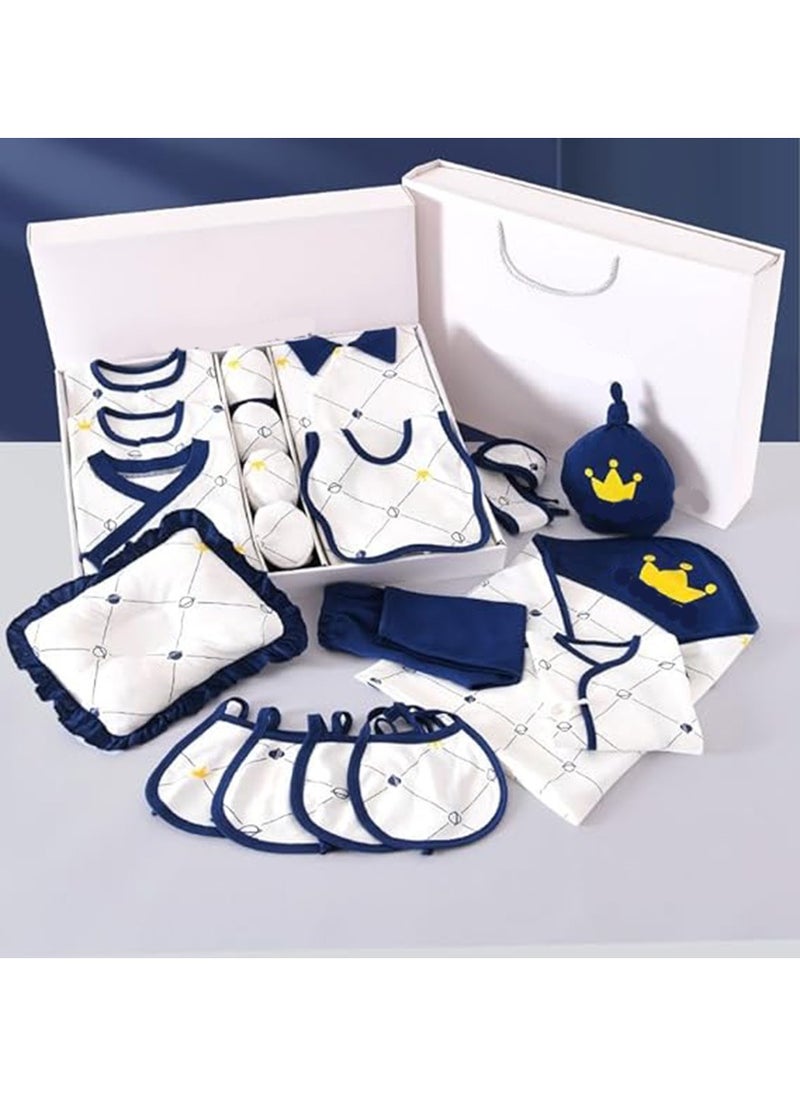 Beauenty - Winter Warm Newborn Baby Boy Girl Clothes Set Newborn Gifts Set Premium Cotton Baby Clothes Accessories Set Fits Newborn to 3 Months - Image 1