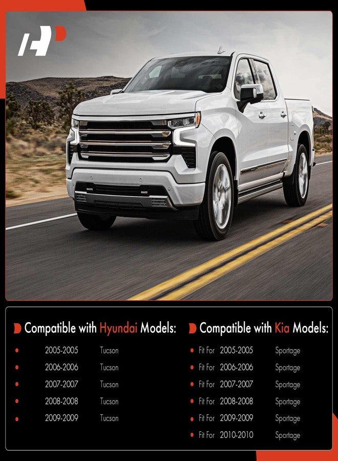 أ-بريميوم طقم تعليق A-Premium مكون من 8 قطع، يشمل وصلة قضيب التوازن الأمامي والخلفي، وطرف قضيب التوجيه الأمامي الداخلي والخارجي، متوافق مع كيا سبورتاج 2005-2010، وهيونداي توسان 2005-2009 - Image 2