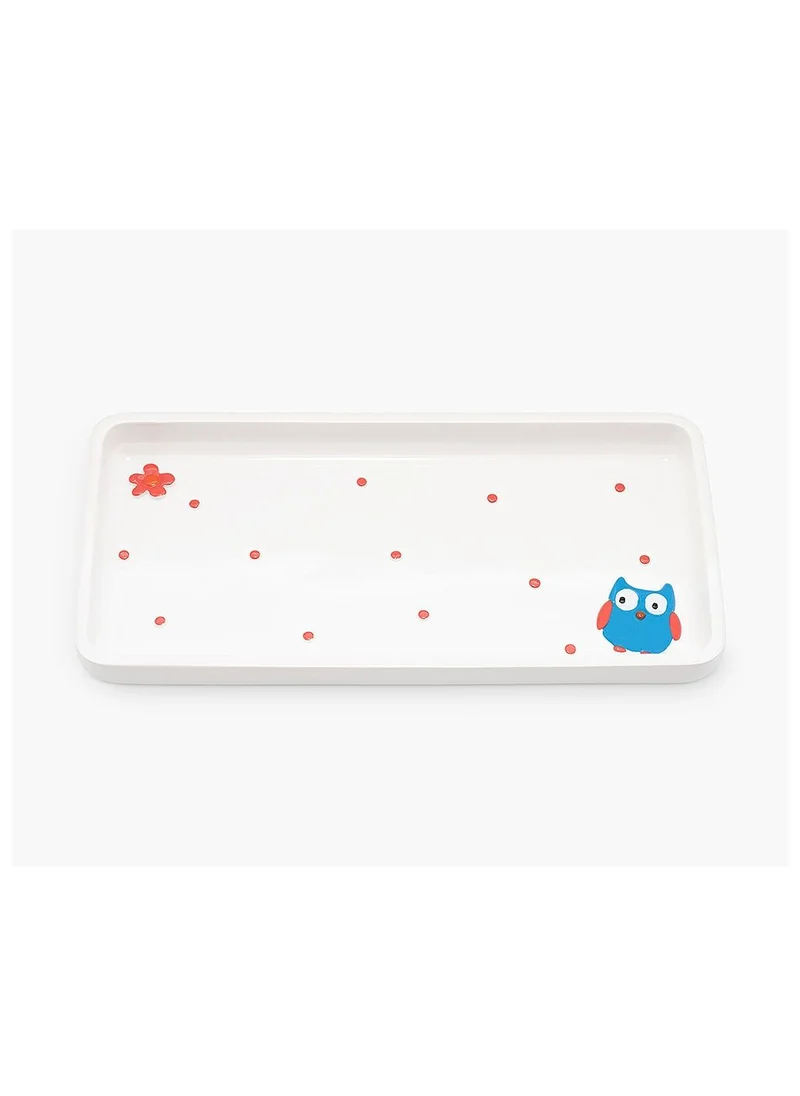 تو إكس إل هوم Owl tray 25x12x2.5cm Multicolour