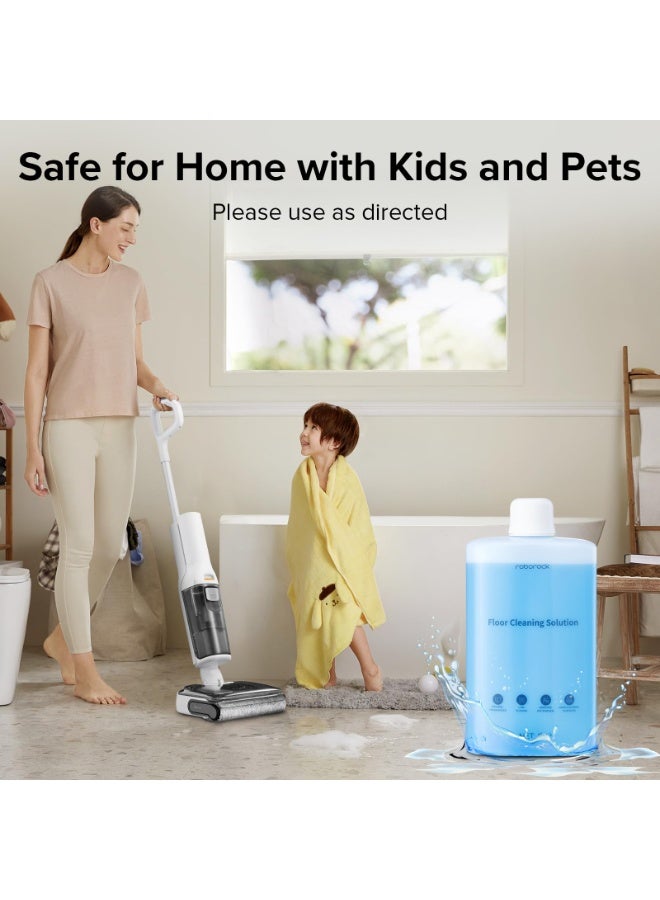 Roborock Original floor cleaner liquid for All Series Wet/dry vacuum cleaners & Robot Vaccum Cleaner, S8 pro ultra, S7 max ultra, Q7 max, Q8 max, Qrevo S, F25 RT, 1000mL*2, Dilution Ratio 1:200 - Image 5