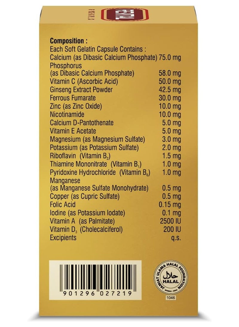 Revital Capsules 30s Fights Tiredness And Stress  - Image 4