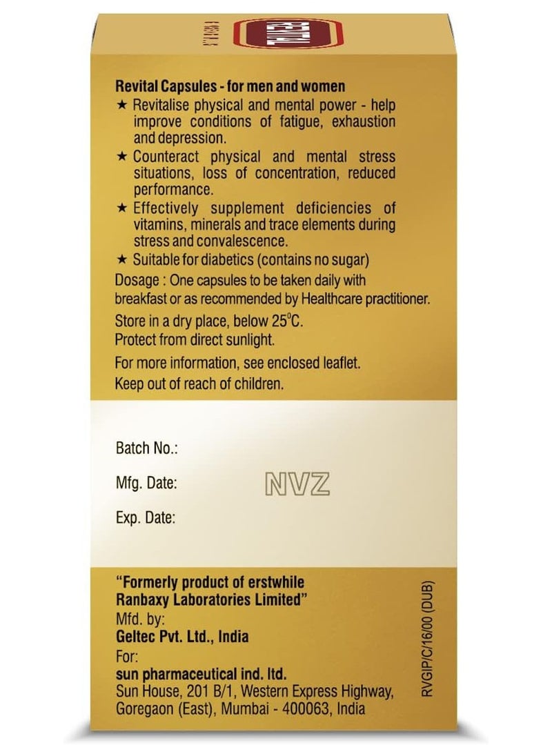 Revital Capsules 30s Fights Tiredness And Stress  - Image 5
