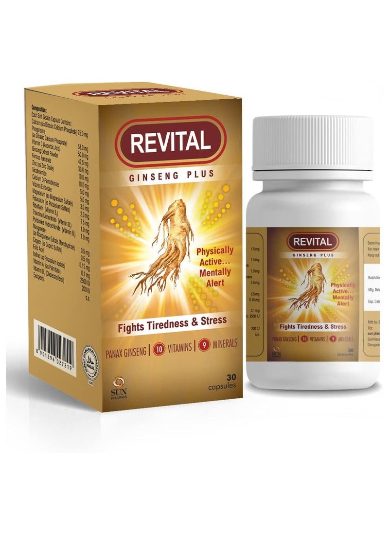 Revital Capsules 30s Fights Tiredness And Stress  - Image 3
