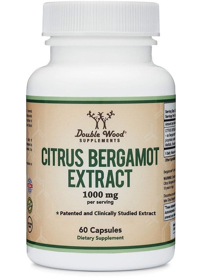 Double Wood Supplements - Double Wood, Citrus Bergamot Extract (1000mg), 60 Capsules - Image 1