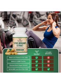 Double Wood Supplements Double Wood, Citrus Bergamot Extract (1000mg), 60 Capsules  - Image 4