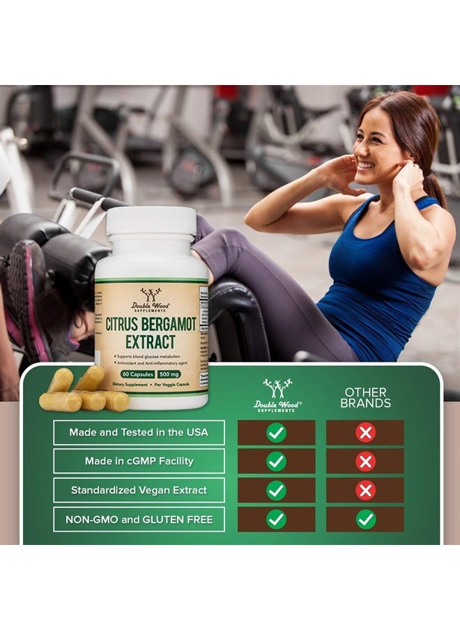 Double Wood Supplements - Double Wood, Citrus Bergamot Extract (1000mg), 60 Capsules - Image 1