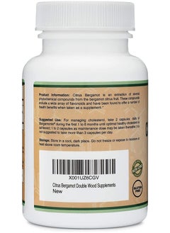 Double Wood Supplements Double Wood, Citrus Bergamot Extract (1000mg), 60 Capsules  - Image 3