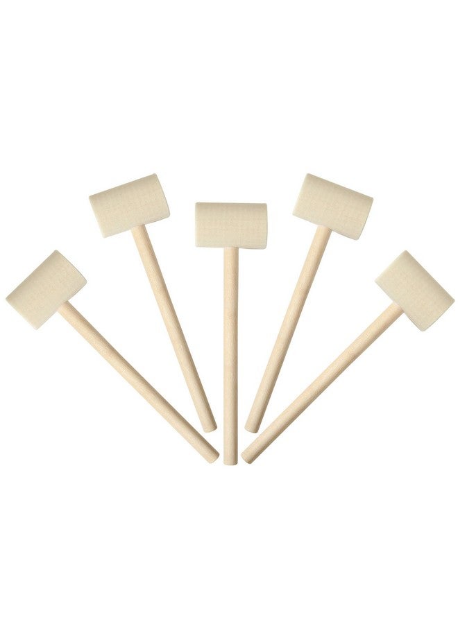 ميهي 36 قطعة من المطارق الخشبية للشوكولاتة، مطارق خشبية للقلب القابل للكسر، مطارق صغيرة للأطفال ومطارق السلطعون - Image 1