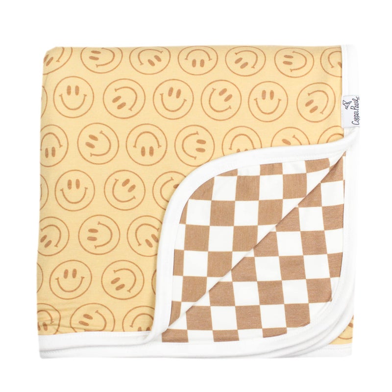Copper Pearl Vance Three-Layer Baby Blanket: Soft Quilts for Boys & Girls | Breathable, Cozy Toddler Blanket | Premium Polyester/Rayon | 46x46 - Image 1
