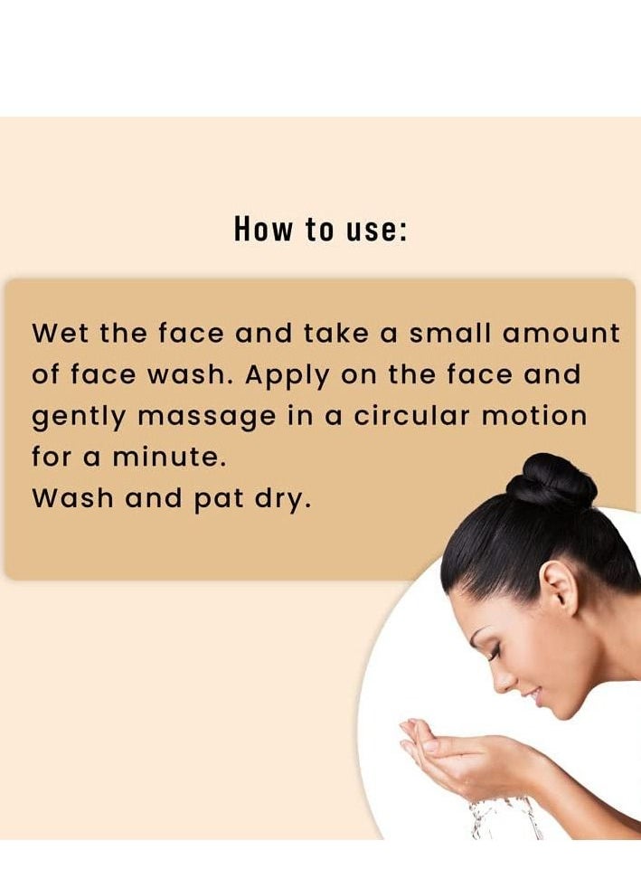 Sirona - Sirona Natural Exfoliating Face Wash Facial Cleanser - 4.2 Fl Oz with Apricot, Flax-seed Extracts & Mint Oil, Contains No Chemical Actives- Helps in Blemishes, Fights Acne, Non-drying (Pack of 3) - Image 1