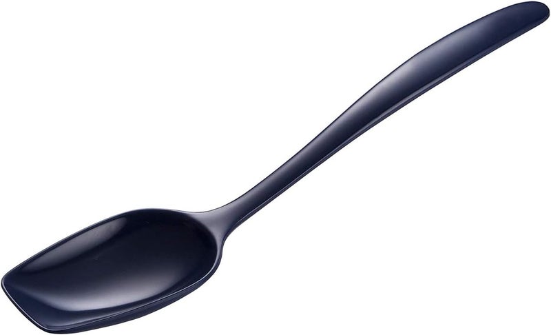 Hutzler 10 Inch Melamine Serving Spoon, Cobalt Blue