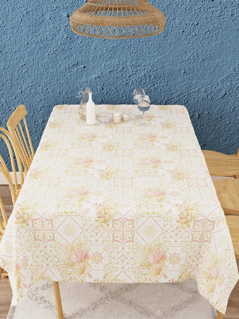 EVER HOME 100 Cotton 4 to 6 Seater Dining Table ClothTable CoverRectangular 58 inch x 88 inch Pack of 1 - Image 3