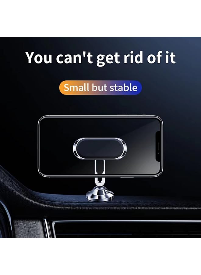 Excefore Magnetic Phone Holder,【Super Magnet】【With 2 Metal Plates】 Car Magnetic Phone Holder, Universal Dashboard Car Holder For Iphone,Samsung And Other Phones (Silver) - Image 4