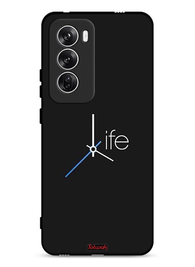Tolwak Oppo Reno12 5G Protective Case Cover Life Clock - Image 1