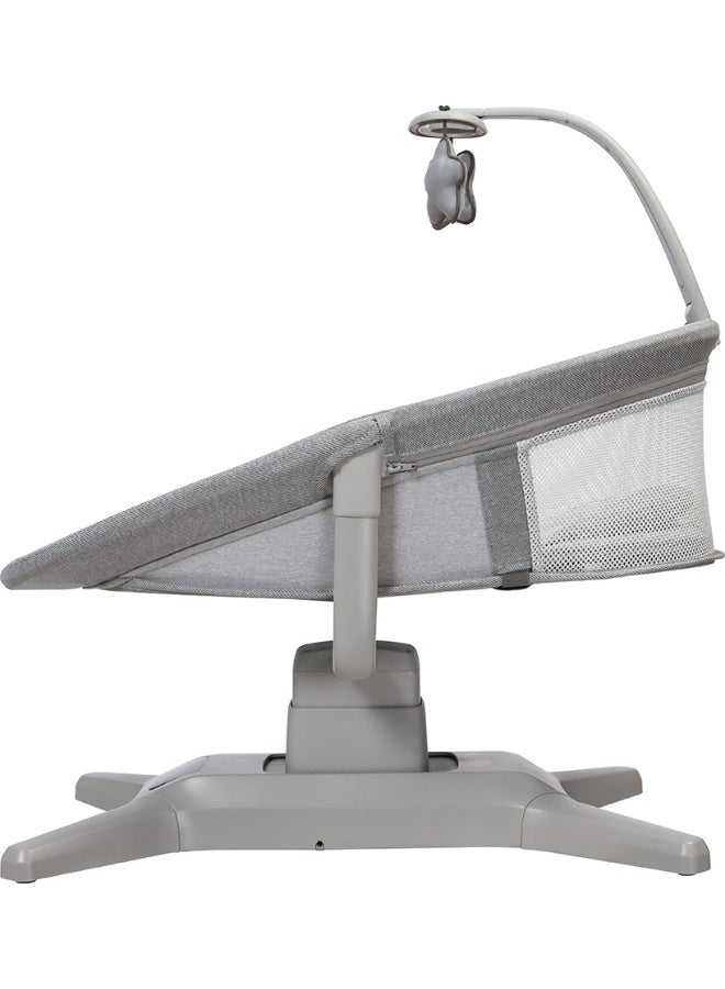 ماستيلا سرير هزاز كهربائي للأطفال مع موسيقى وناموسية للحماية والراحة المثالية - Image 4