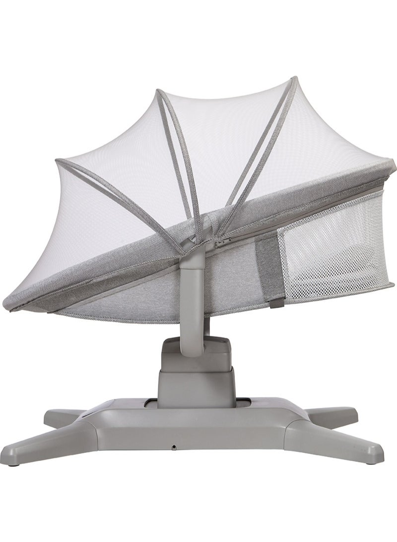 ماستيلا سرير هزاز كهربائي للأطفال مع موسيقى وناموسية للحماية والراحة المثالية - Image 5