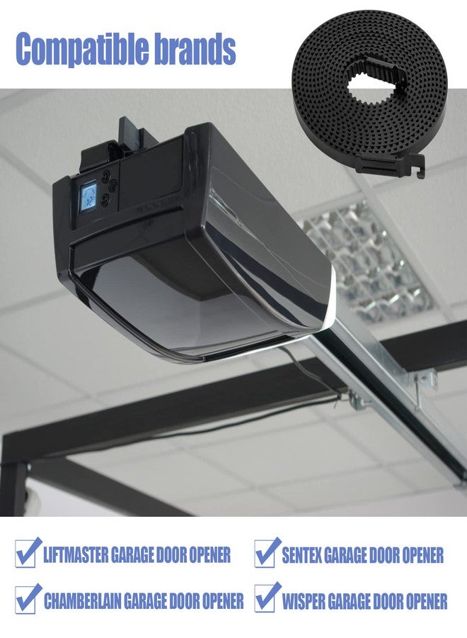 FBULWSEC مجموعة حزام قيادة باب المرآب 41A5250 لطراز Liftmaster بارتفاع 7 أقدام، Sears، و 237" Chamberlain لفتح باب المرآب HD600، WD952KD، WD952KLD، WD822KD، WD912KS - Image 5