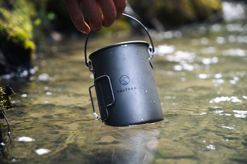 Valtcan 900ml Titanium Pot Backpacking Mug 30oz 0.95qt - Image 5