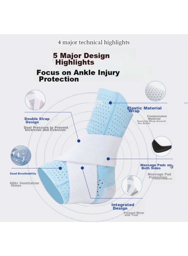 Trailblaze Tubuzhe Ankle Brace, Ultra-thin Sports Ankle Support, Basketball Ankle Protection, Ankle Fixation Strap, Ankle Sprain Prevention, Running, Soccer  - Image 2