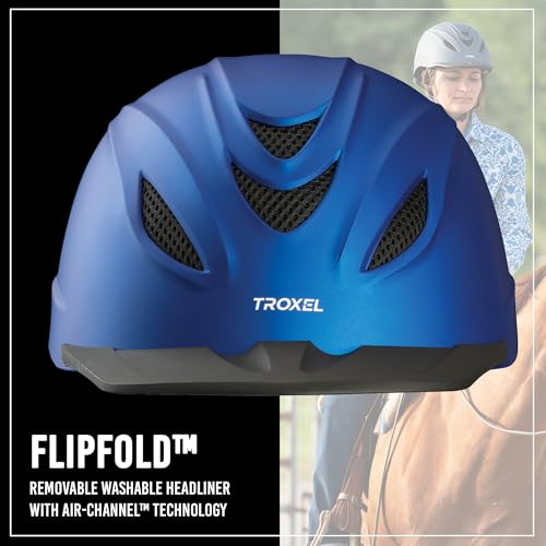 Troxel Intrepid Saddle Horse Riding Helmet, Low-Profile Adjustable Design, Safety Horseback Riding Gear - Image 3