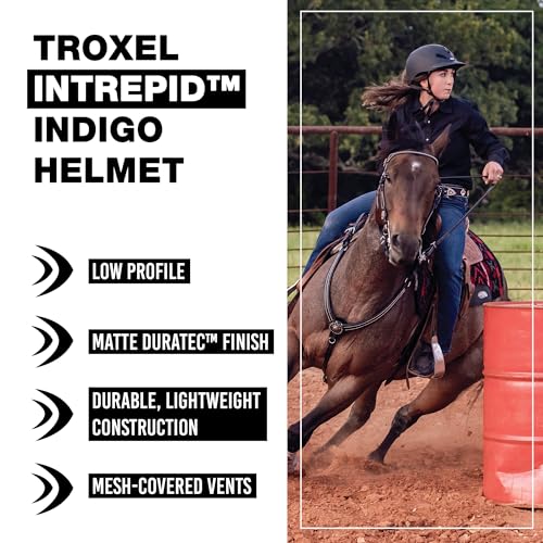Troxel Intrepid Saddle Horse Riding Helmet, Low-Profile Adjustable Design, Safety Horseback Riding Gear - Image 2