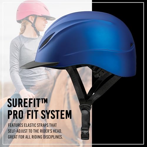 Troxel Intrepid Saddle Horse Riding Helmet, Low-Profile Adjustable Design, Safety Horseback Riding Gear - Image 4