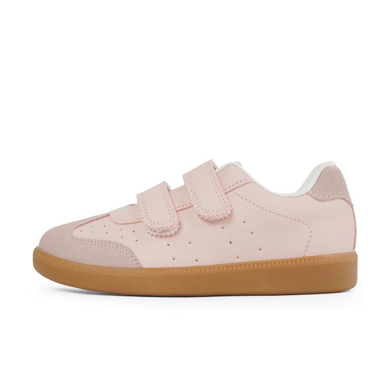 QIY Girls Sneakers Pink Toddler Sneakers for Girls Walking Shoes Soft Tennis Sports Kids Shoes with Dual Hook and Loops - Image 4