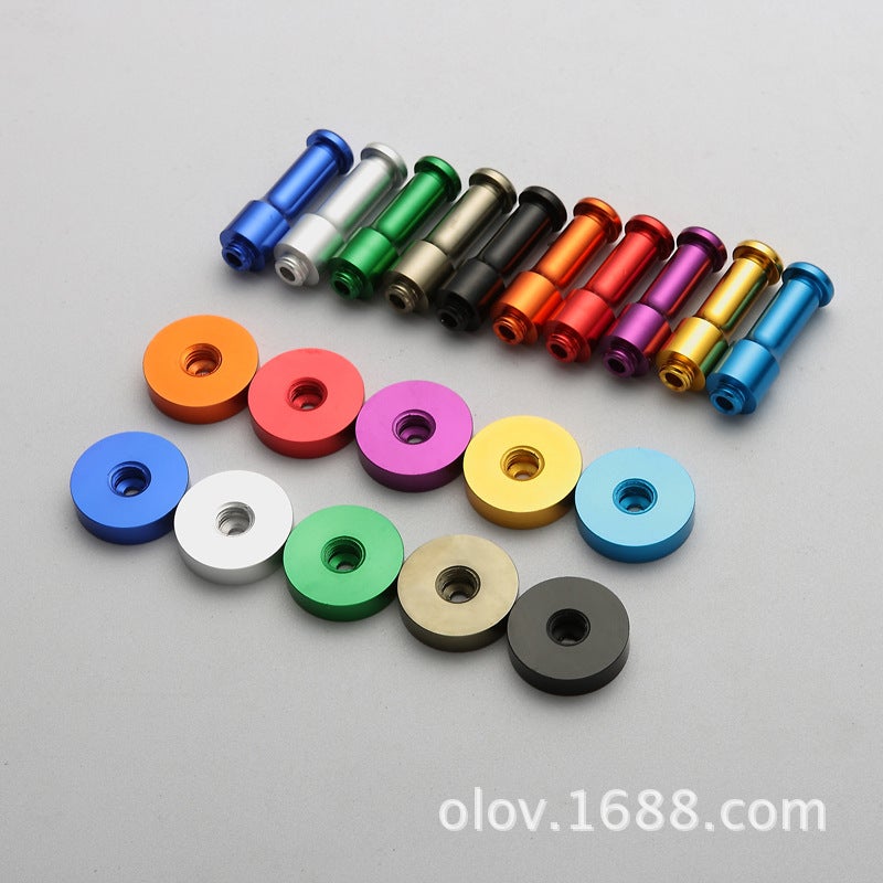 Irving Space Aluminum Colorful Coat Hooks Colorfulful Hooks Round Bathroom Kitchen Coat Hooks Single Coat Hooks Creative Single Hooks - Image 3
