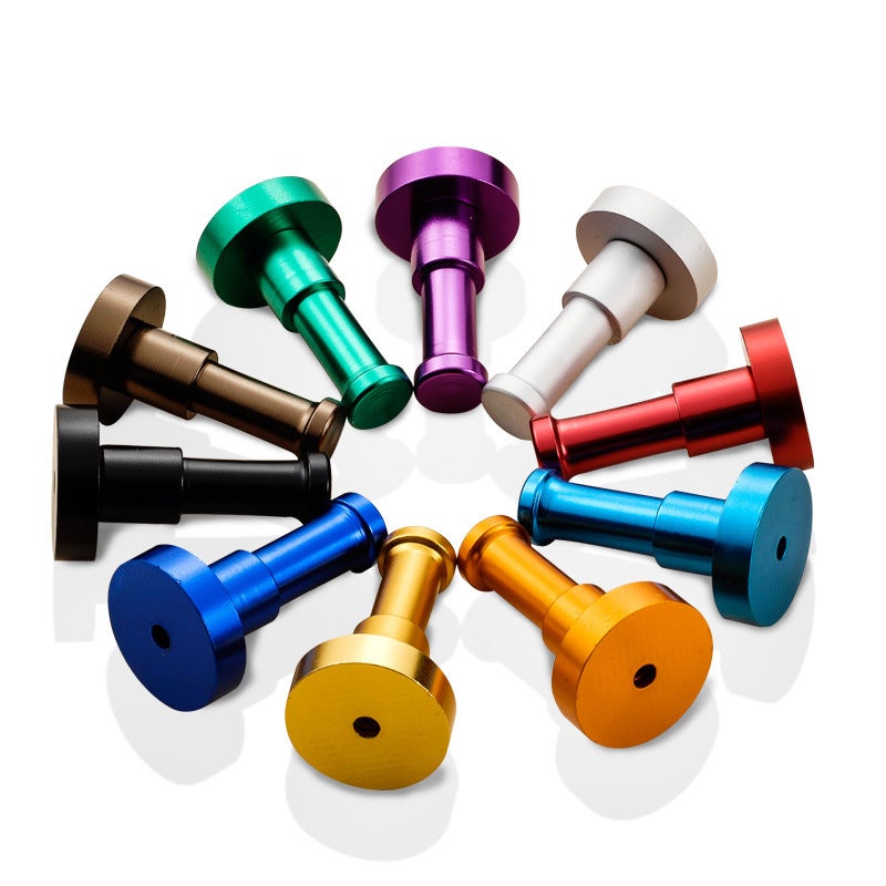 Irving Space Aluminum Colorful Coat Hooks Colorfulful Hooks Round Bathroom Kitchen Coat Hooks Single Coat Hooks Creative Single Hooks - Image 1