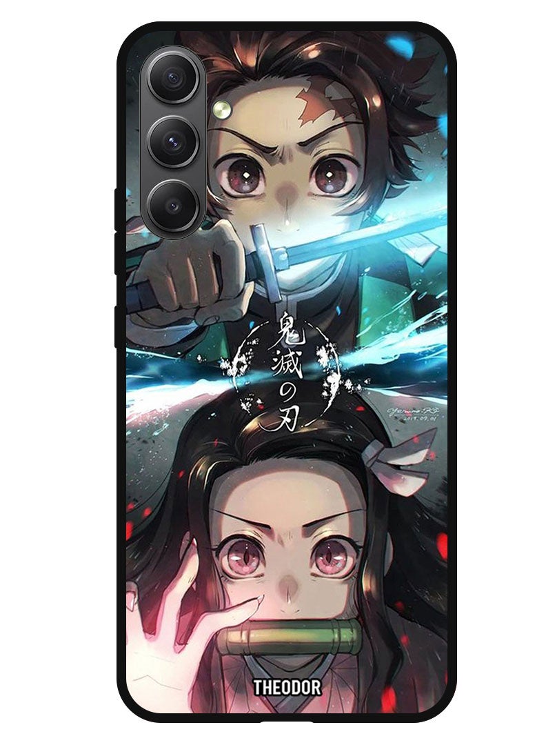 Theodor Protective Case Anti Scratch Shock Proof Bumper Cover For Samsung Galaxy A34 Animation Tanjiro - Image 1
