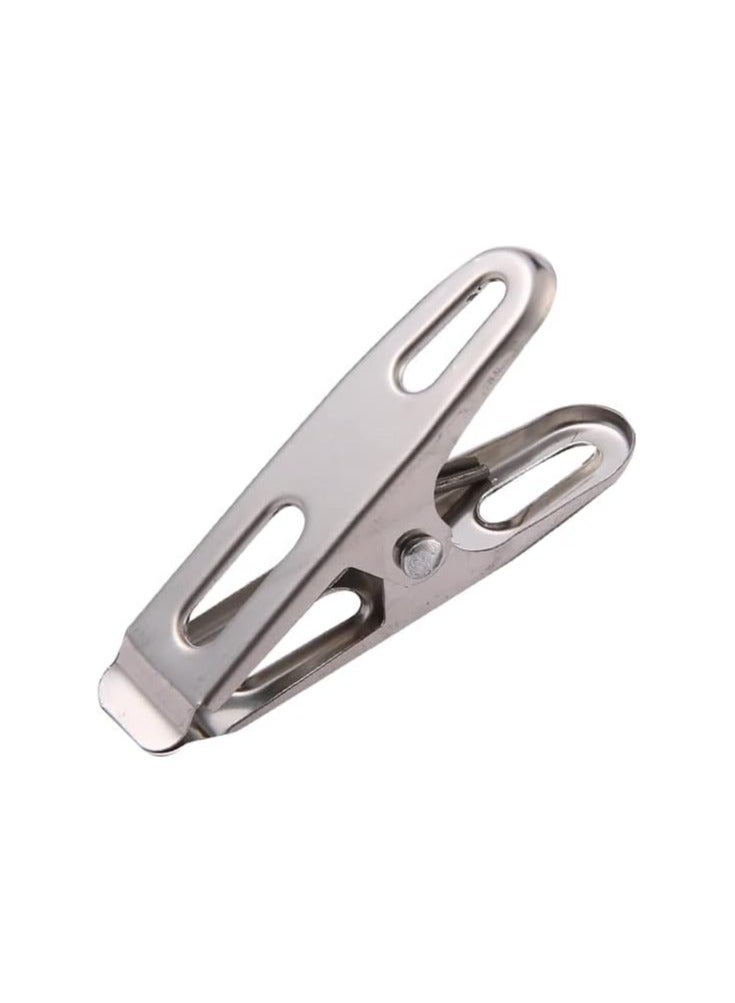 Steel Clothes Pegs - 20-Pack Heavy-Duty Laundry Hanging Pins for Secure Drying, Easy-to-Use Cloth Clips, Durable Hanger Clips for Drying Line - Image 3