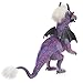 Folkmanis Beaked Dragon Hand Puppet Purple Black White - Image 4