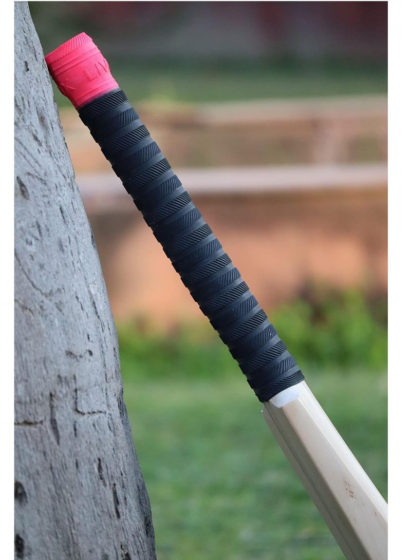 LIVOX® Premium Cricket Bat Handle Rubber 5 Grips for Enhanced Performance With Better Shock Absorption And 1 Wooden Gripper Cone (pack of 6) - Image 5
