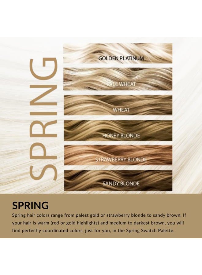 Color Me Beautiful Spring Swatch Fan by Color Me Beautiful, Personalized Color Guide Book for Selecting Clothing, Makeup and Accessories, Portable and Compact, 48 Custom Matched Chips - Image 5