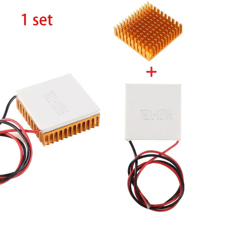 1pc TEC1 12706 Semiconductor Thermoelectric Cooler 12V 6A Heat Sink Module With 40mm Heatsink Multicolor - Image 4