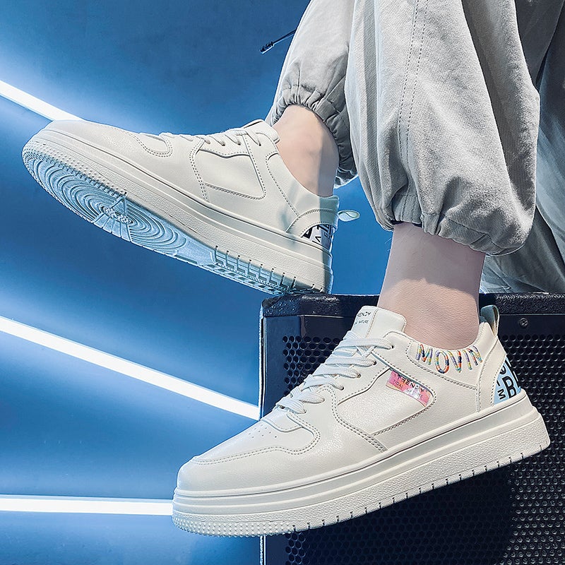 2023 أحذية رياضية منخفضة التنفس للرجال باللون الأسود (كاجوال) - Image 5