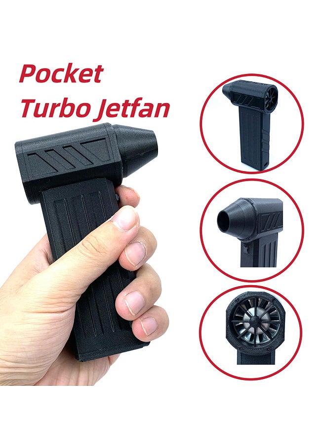 Generic - 28.8mm Brushless Motor Jet Fan Silent High Power 110,000RPM Turbofan Dust Blower Cleaning Tool Type-C Interface Support PD Fast Recharging Protocol - Image 1