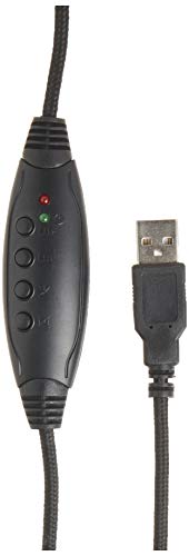 iMicro IMME282 USB Dual Headset with Adjustable Microphone Noise Cancelling and Volume Control, Wired Headphone for PC, Laptop and Computer,Black - Image 4