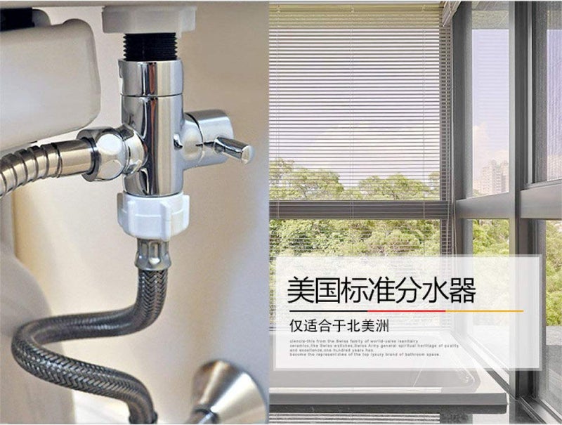 White Toilet Sprayer Handheld Bidet Attachment For Diaper Cleaning - Image 3