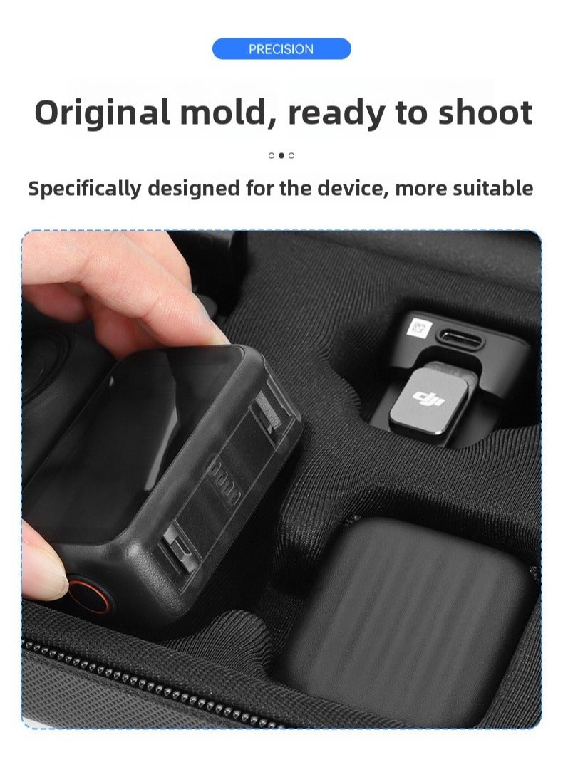 حقيبة حمل لكاميرا الحركة For DJI NANO، حقيبة تخزين شاملة محمولة مع حزام كتف - Image 4