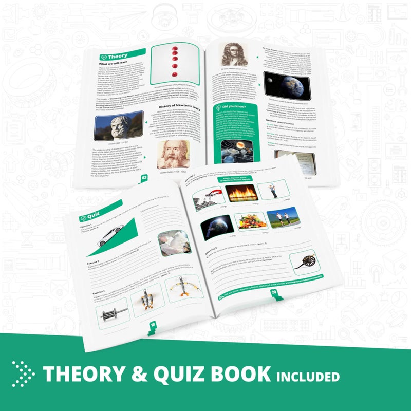 Engino- STEM Toys, Physics Laws: Inertia, Friction, Circular Motion, Construction Toys for Kids 9+, Educational Toys, Gifts for Boys & Girls (6 Model Options) - Image 3