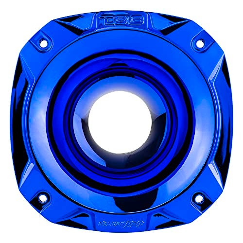 DS18 PRO-HP102/CBL بوق موجي بلاستيكي 2" - عمق 4.81" - تصميم أقصر - يناسب معظم السائقين المضغوطين - تشطيب كروم مقاوم للأشعة فوق البنفسجية - لون كروم أزرق (مفرد) - Image 4