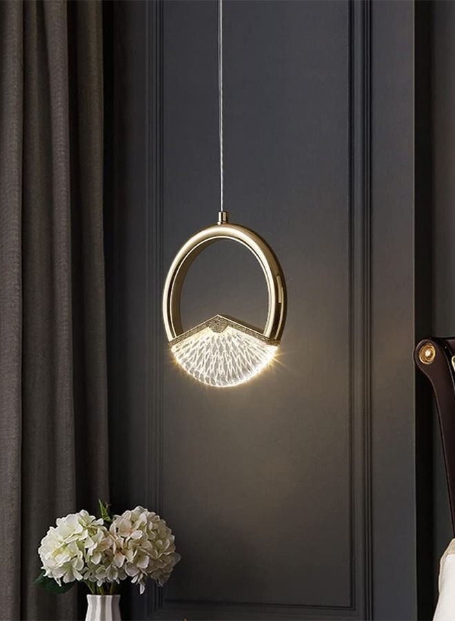 Best Power Modern Single Round Chandelier 6880-1 LED Pendant Lights Indoor Lighting Hanging Lamp For With Three Lighting Levels ideal choice for living rooms, dining areas, or bedrooms - Image 1